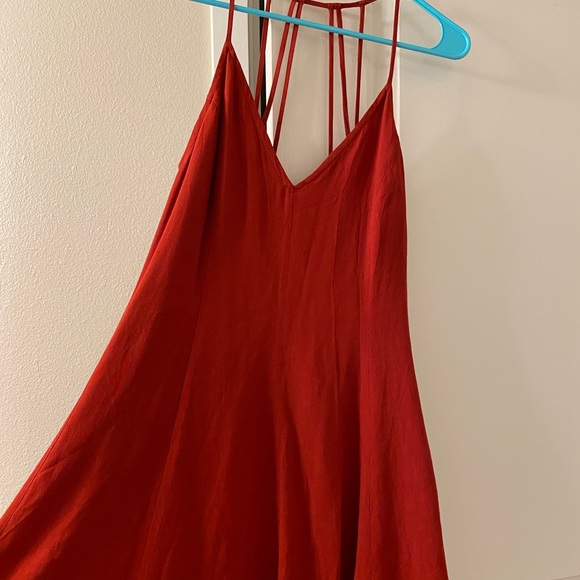 NWOT Forever 21 Burnt Orange Dress - Picture 3 of 7